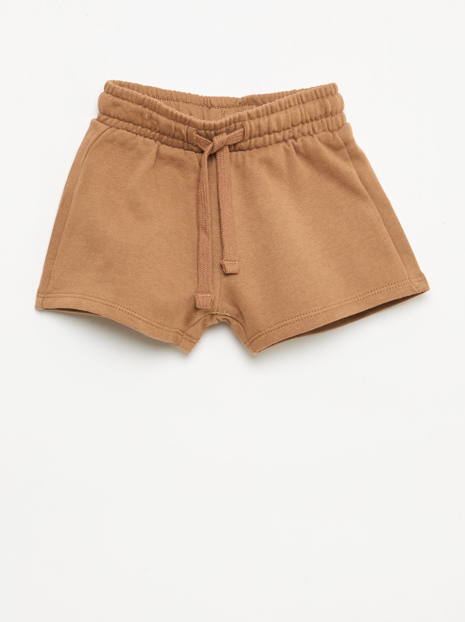 Calções de moletom não felpudo