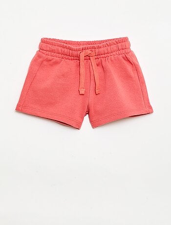 Calções de moletom não felpudo