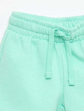 Calções de moletom não felpudo