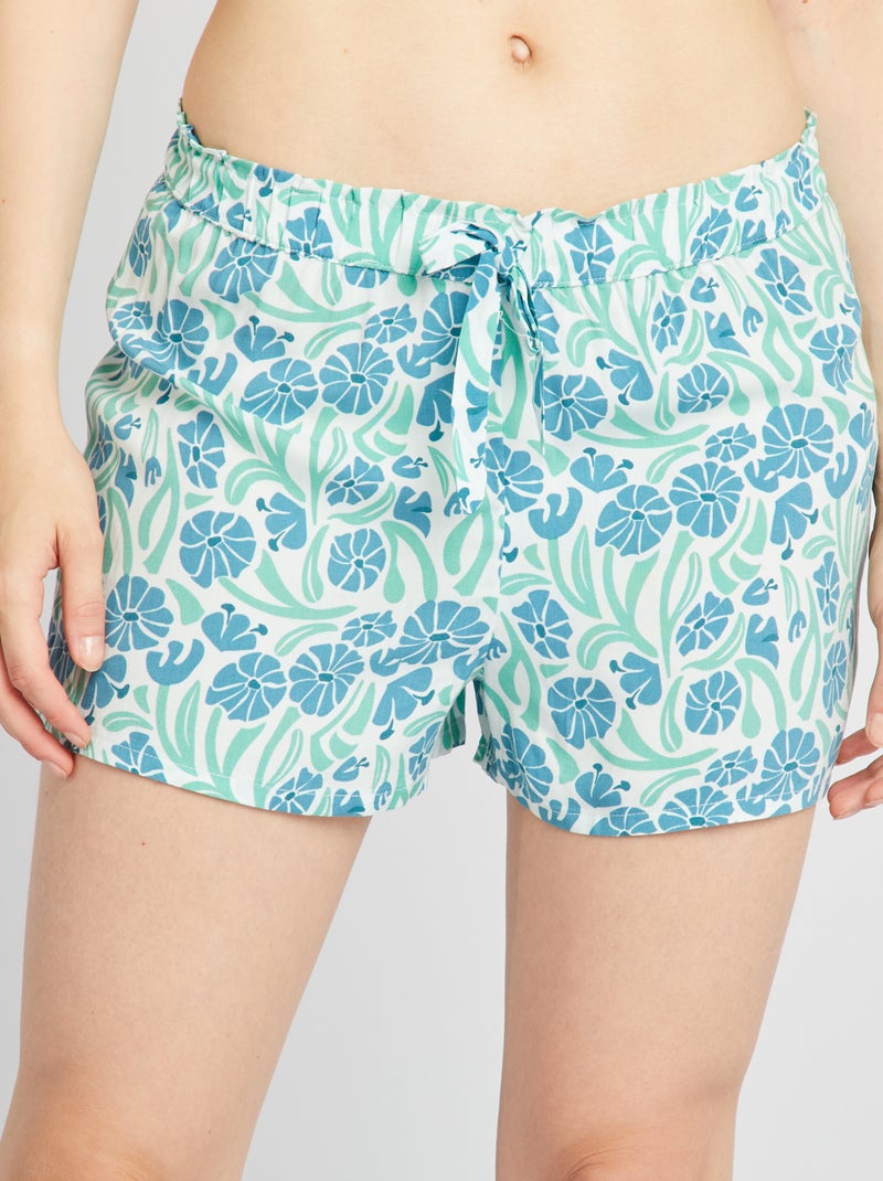 Calções de pijama estampados AZUL - Kiabi