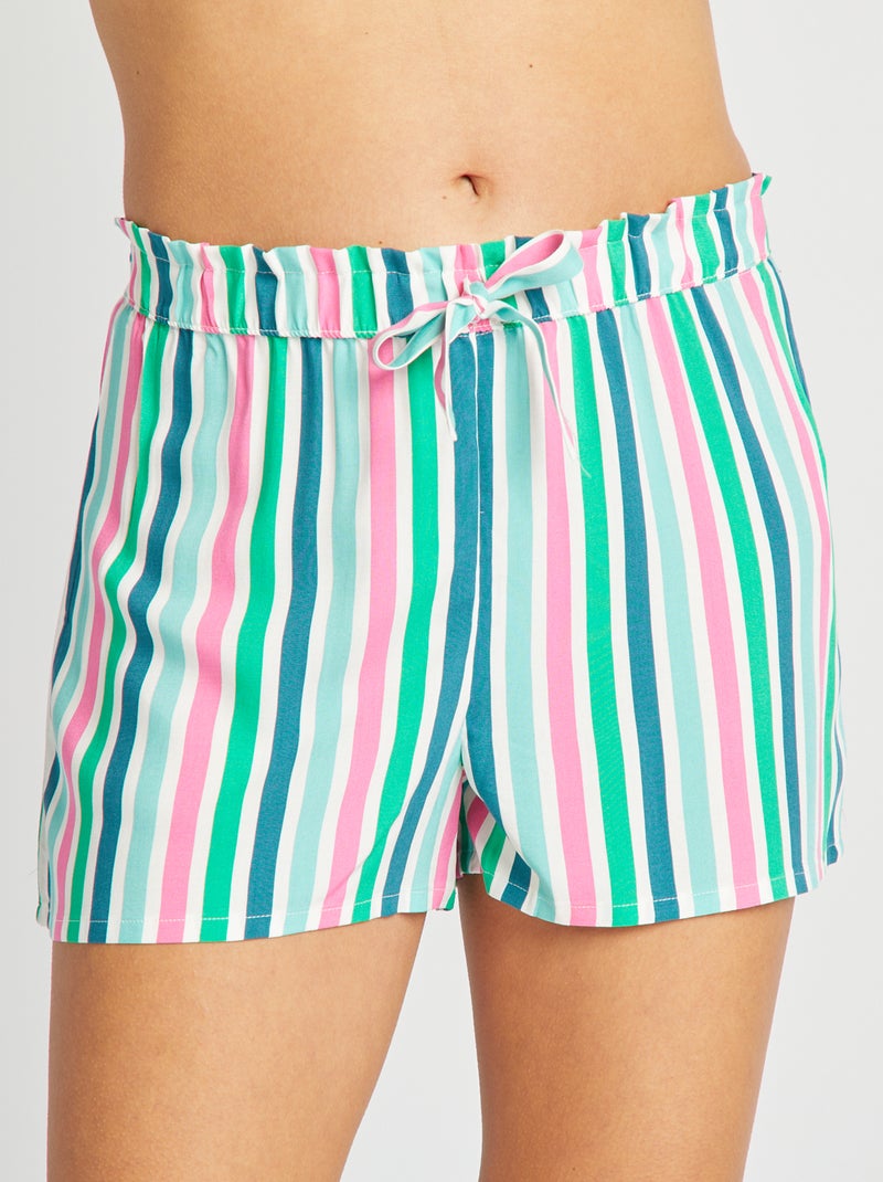 Calções de pijama fluidos BRANCO - Kiabi