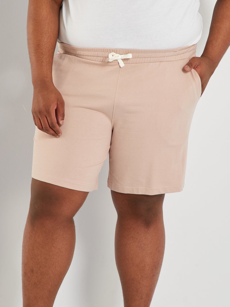 Calções de pijama french terry CINZA ROSA - Kiabi