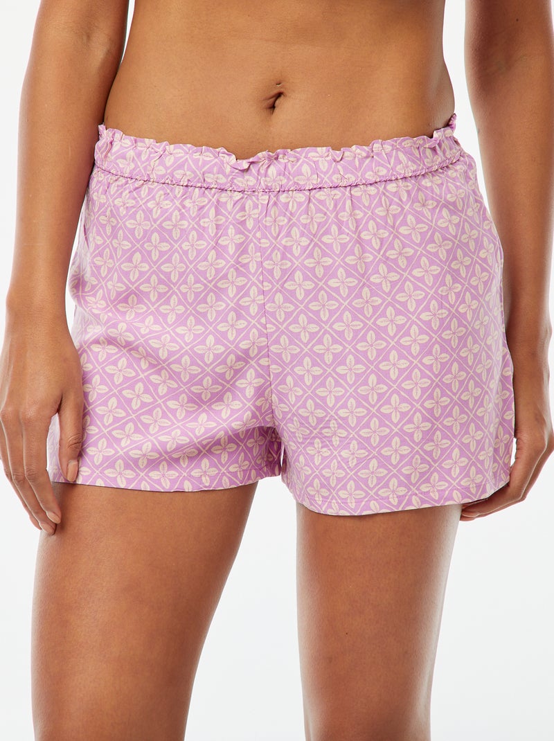 Calções de pijama leves VIOLETA - Kiabi