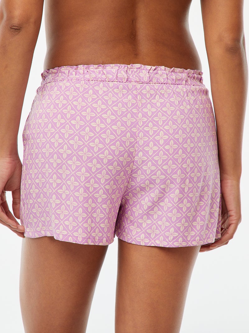 Calções de pijama leves VIOLETA - Kiabi