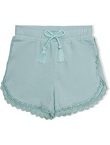 Calções de Renda Turquesa para Menina KIDS ONLY