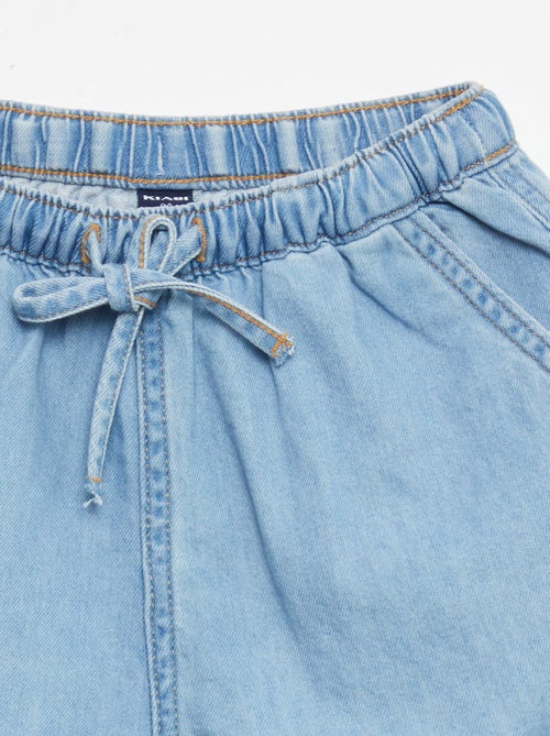 Calções de sarja lisos - Kiabi