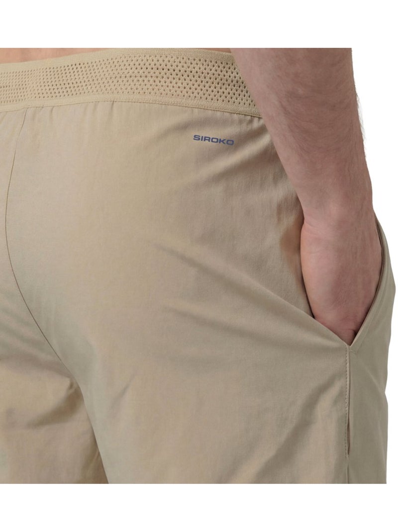 Calções de ténis técnicos para homem Bege - Kiabi