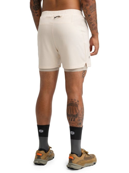 Calções de trail running 2 em 1 para homem - Kiabi
