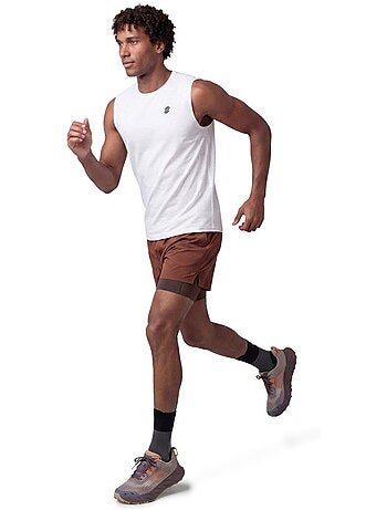 Calções de trail running 2 em 1 para homem