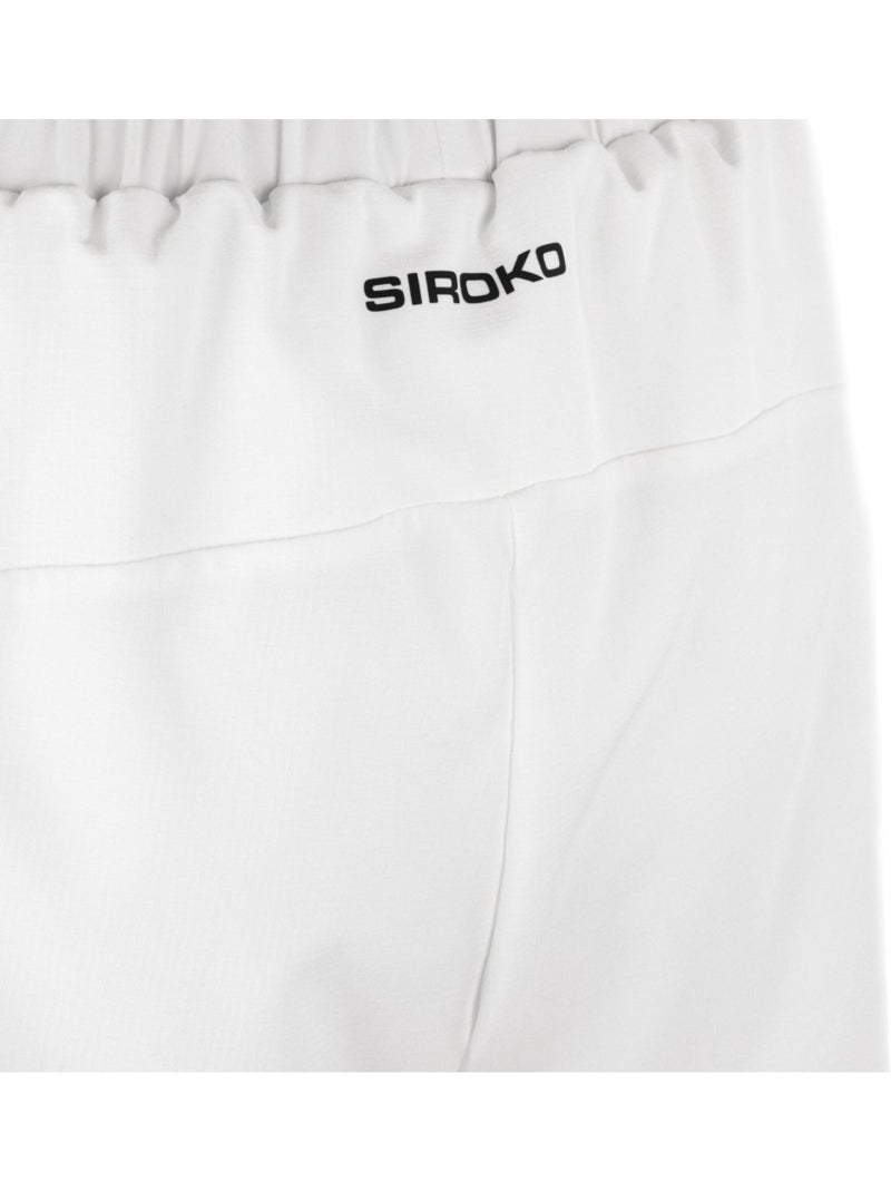 Calções de trail running 2 em 1 para mulher Branco - Kiabi