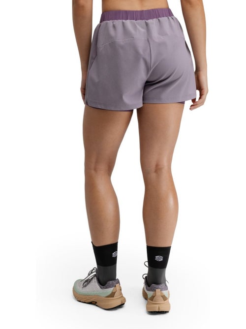 Calções de trail running 2 em 1 para mulher - Kiabi