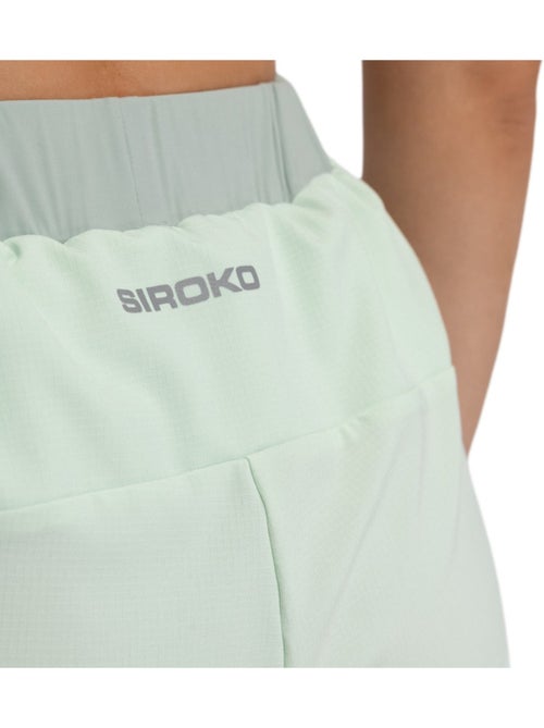 Calções de trail running 2 em 1 para mulher - Kiabi