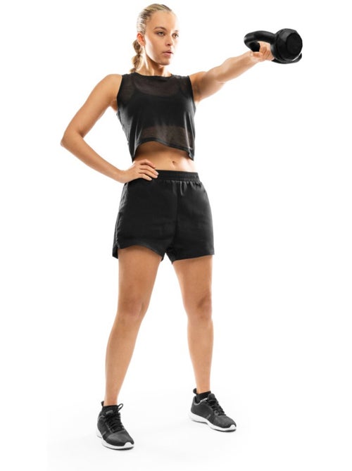 Calções de treino 2 em 1 para mulher - Kiabi