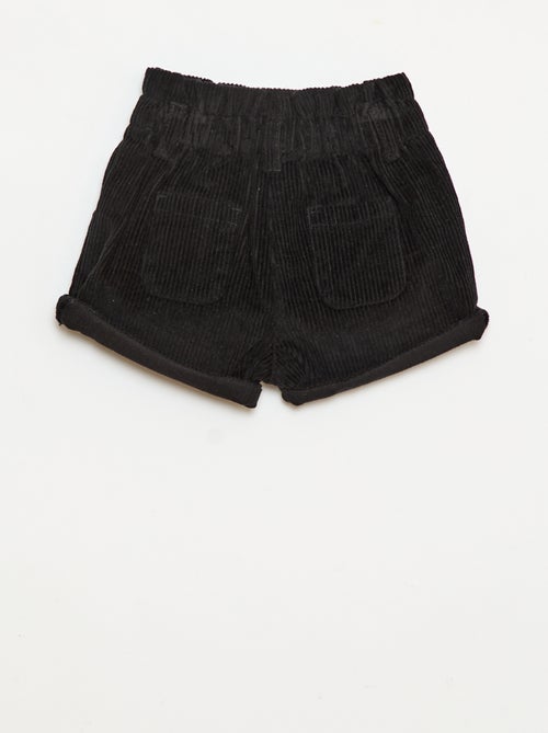 Calções de veludo - Kiabi