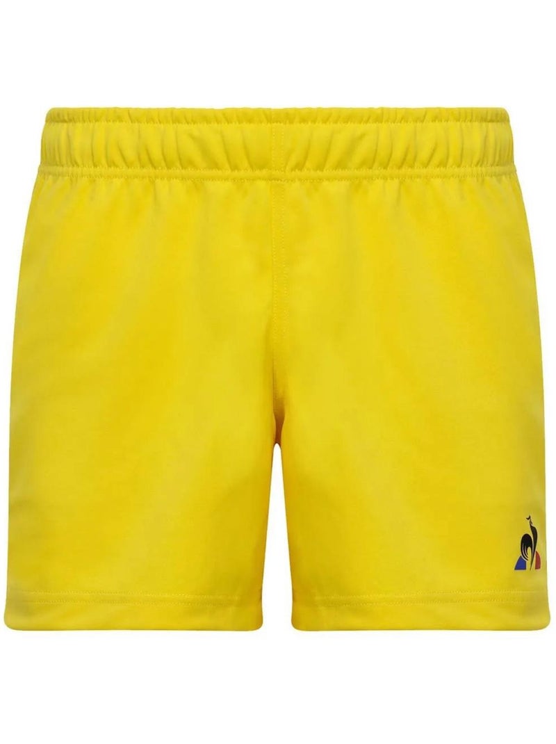 Calções Desportivos Amarelos para Homem Le Coq Sportif N°1 Amarelo - Kiabi