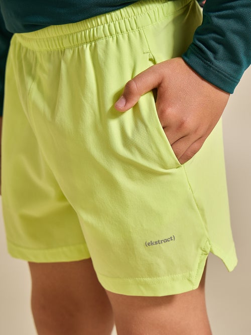 Calções desportivos com bolso traseiro com fecho - (ekstract) - Kiabi