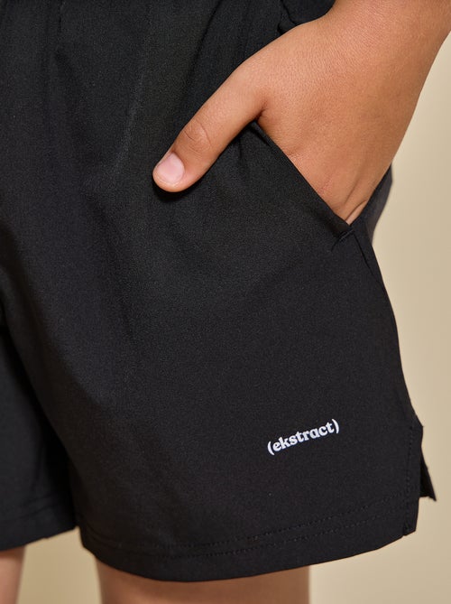 Calções desportivos com bolso traseiro com fecho - (ekstract) - Kiabi