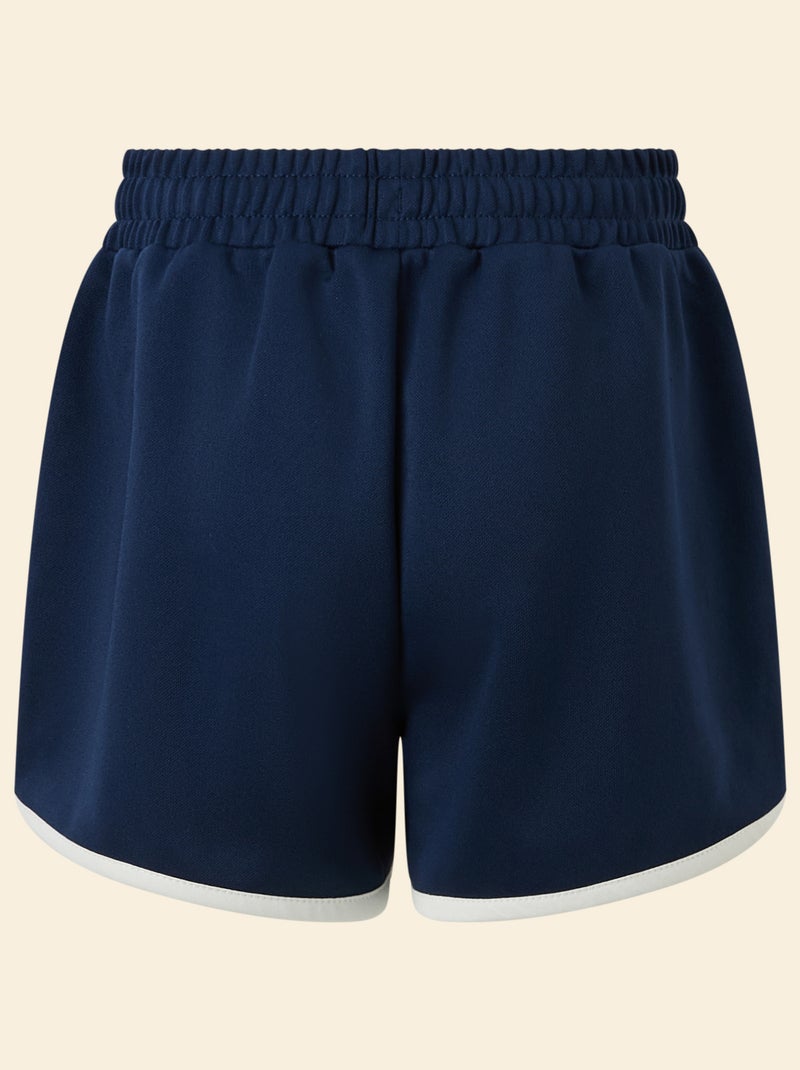 Calções desportivos com faixas contrastantes - (ekstract) Azul - Kiabi