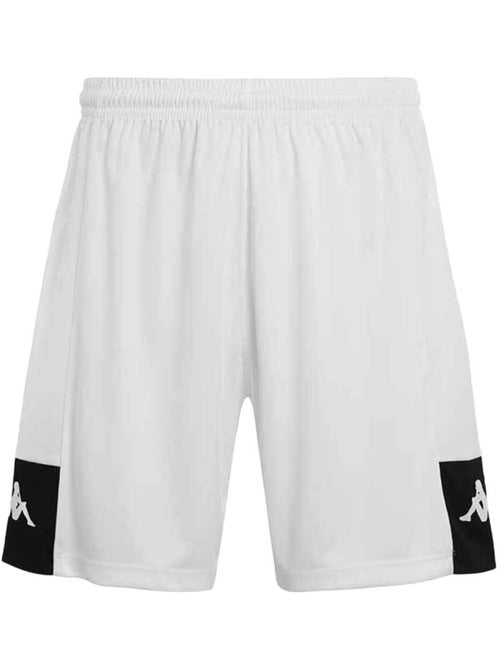 Calções desportivos kappa daggo para homem branco/preto - Kiabi