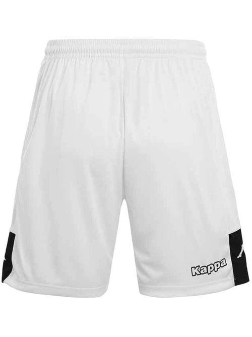 Calções desportivos kappa daggo para homem branco/preto - Kiabi