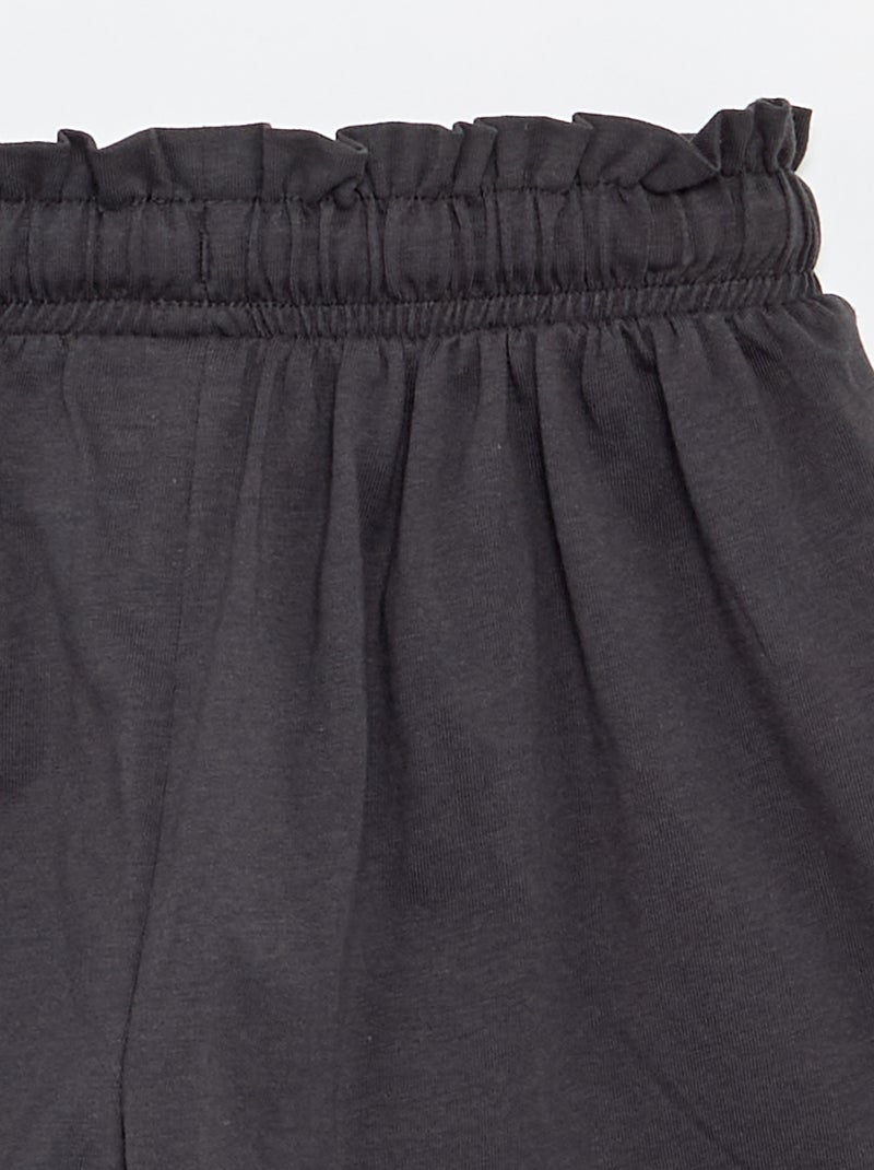 Calções 'Disney' de jersey de algodão Preto - Kiabi