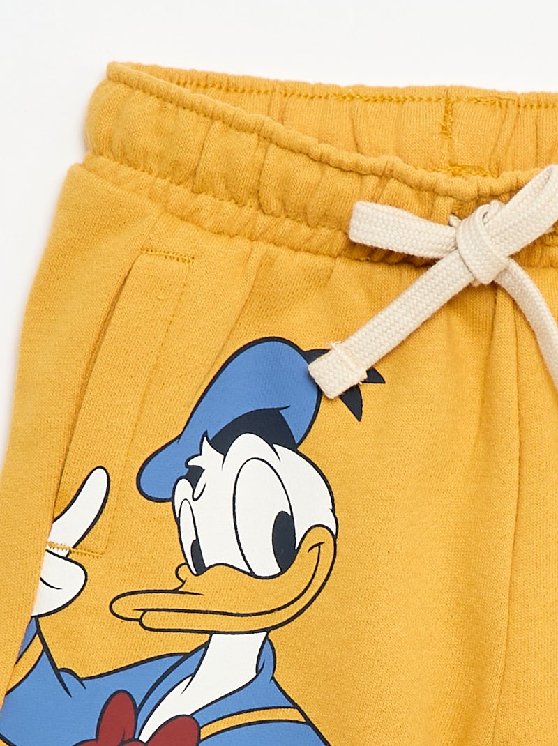 Calções 'Disney' em moletom não felpudo Amarelo - Kiabi