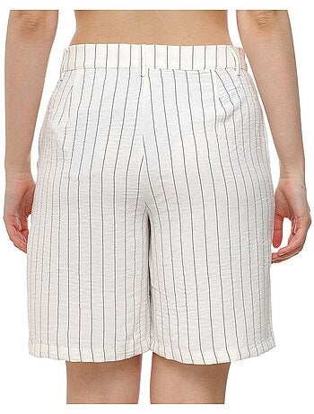 Calções écru vero moda emma para mulher