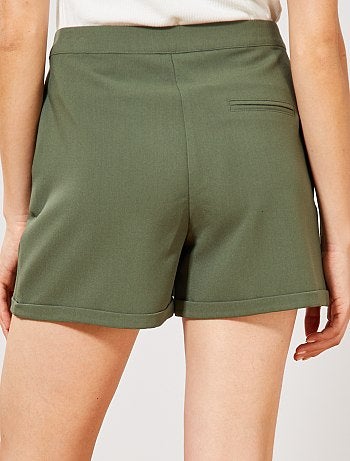 Calções elásticos lisos - Kiabi