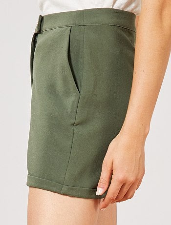 Calções elásticos lisos - Kiabi