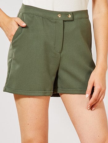 Calções elásticos lisos - Kiabi