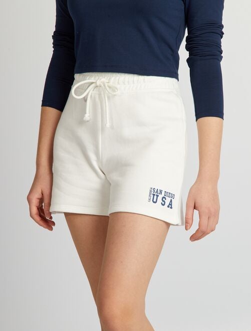 Calções de algodão corte alto  Ofertas em shorts e calças curtas