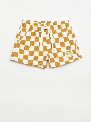 Calções em baby terry