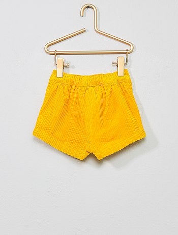 Calções em bombazina - Kiabi