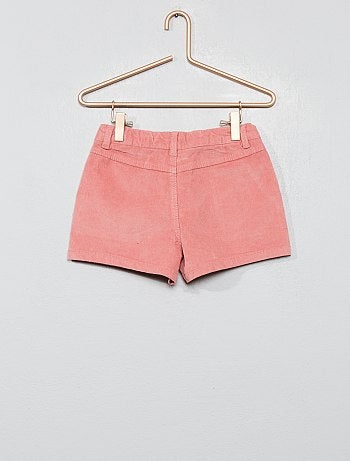 Calções em bombazina - Kiabi