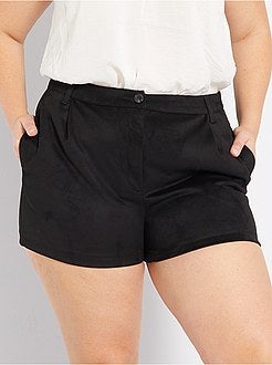 Calções em camurça sintética - Kiabi