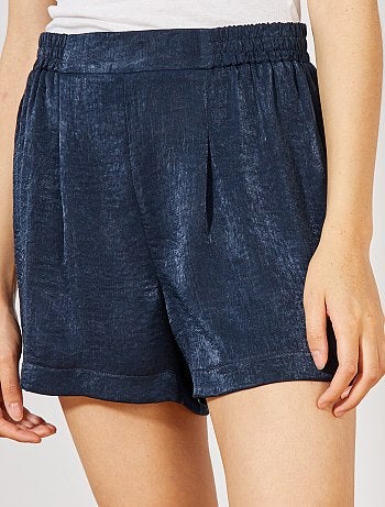 Calções em cetim - Kiabi