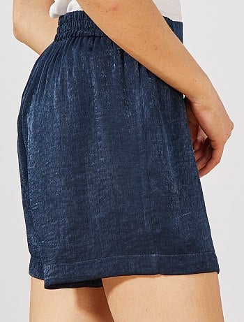 Calções em cetim - Kiabi