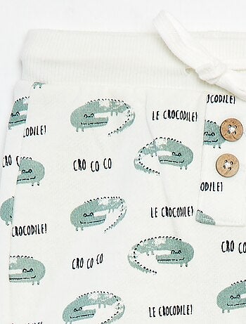 Calções em french terry estampados