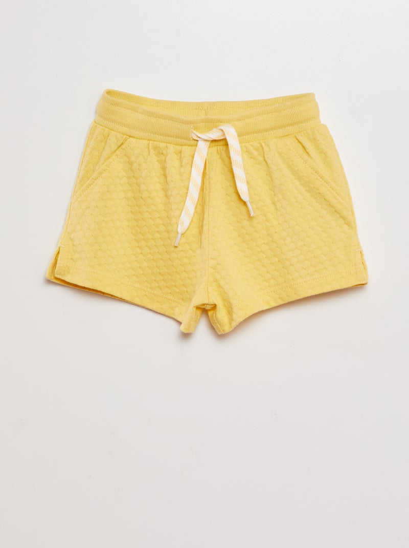 Calções em jersey acolchoados AMARELO - Kiabi