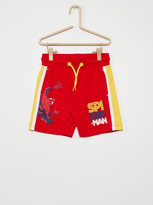 Calções em jersey bicolor 'Homem-Aranha' - Kiabi