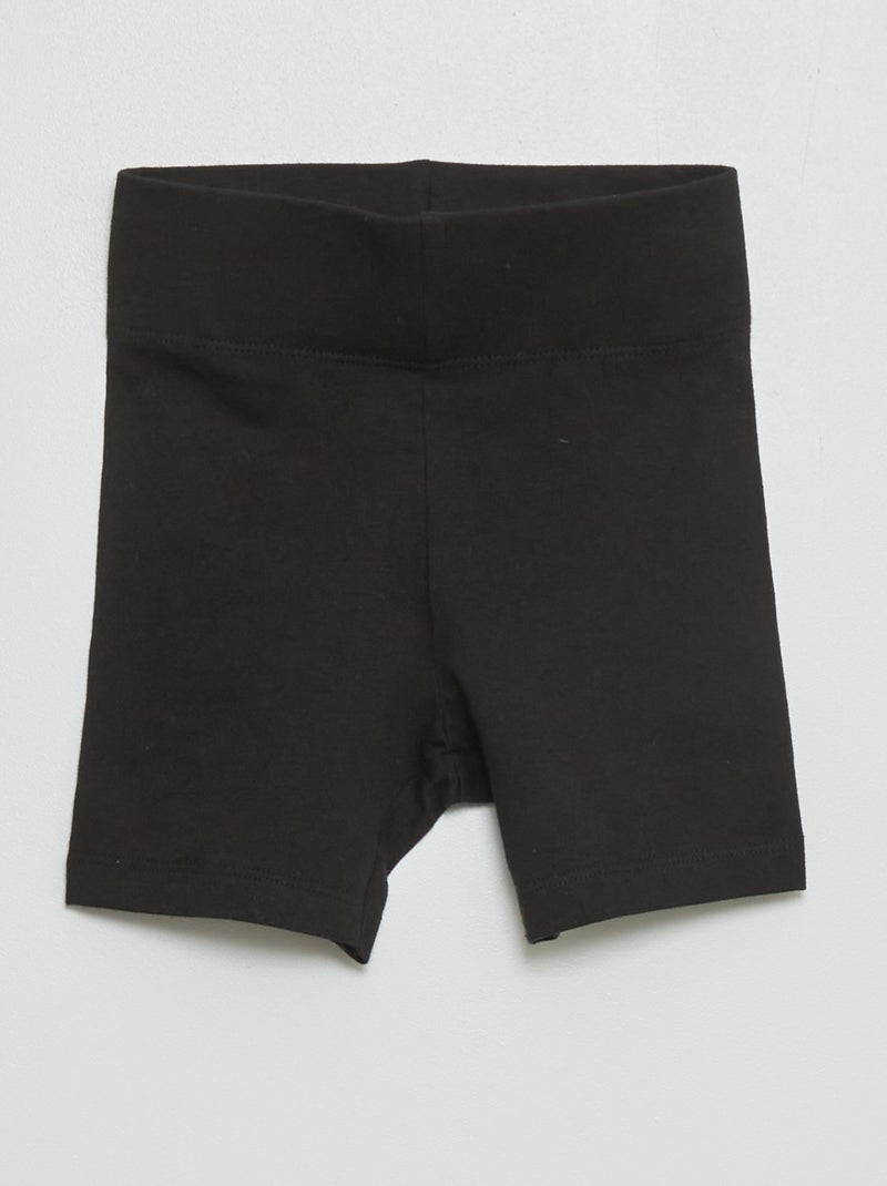 Calções em jersey Preto - Kiabi