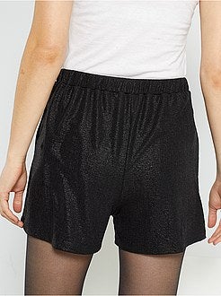 Calções em lurex - Kiabi