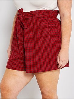 Calções em malha com cintura subida - Kiabi