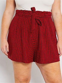 Calções em malha com cintura subida - Kiabi