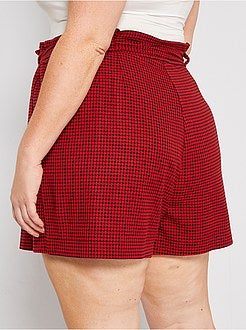 Calções em malha com cintura subida - Kiabi