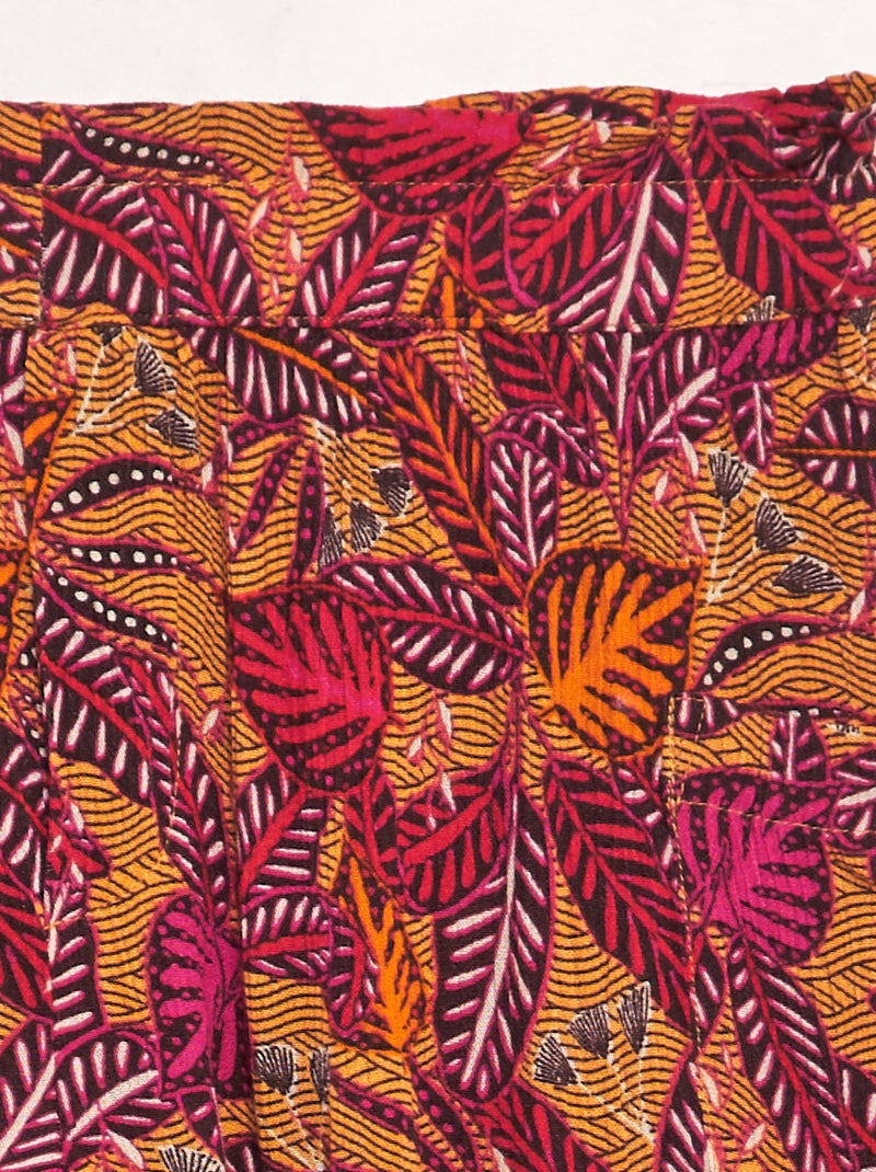 Calções em malha crepe BRANCO - Kiabi