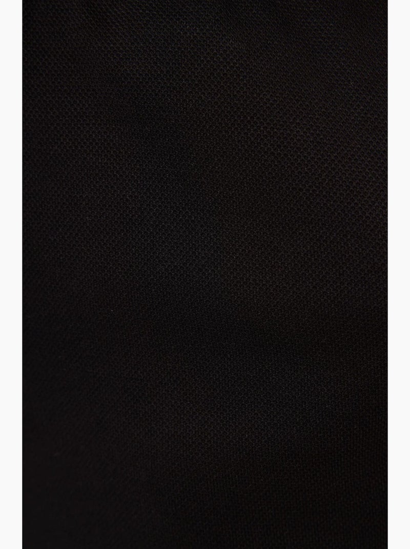 Calções em mistura de algodão tommy Preto - Kiabi