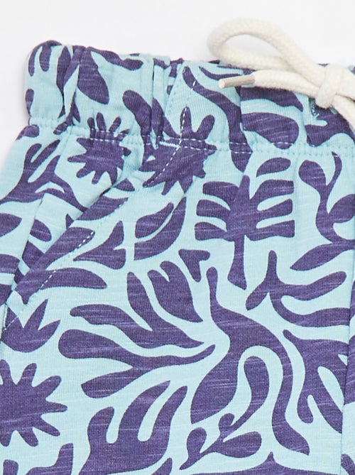 Calções em moletão - Grafik Edition - Kiabi