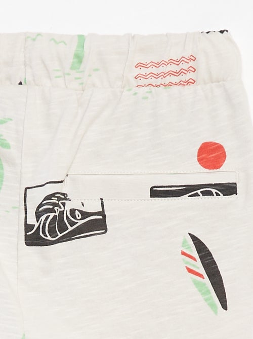 Calções em moletão leve - Kiabi