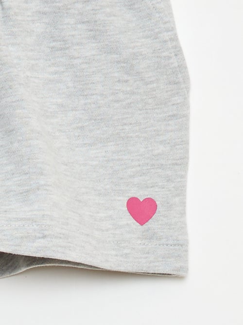 Calções em moletão leve - Kiabi